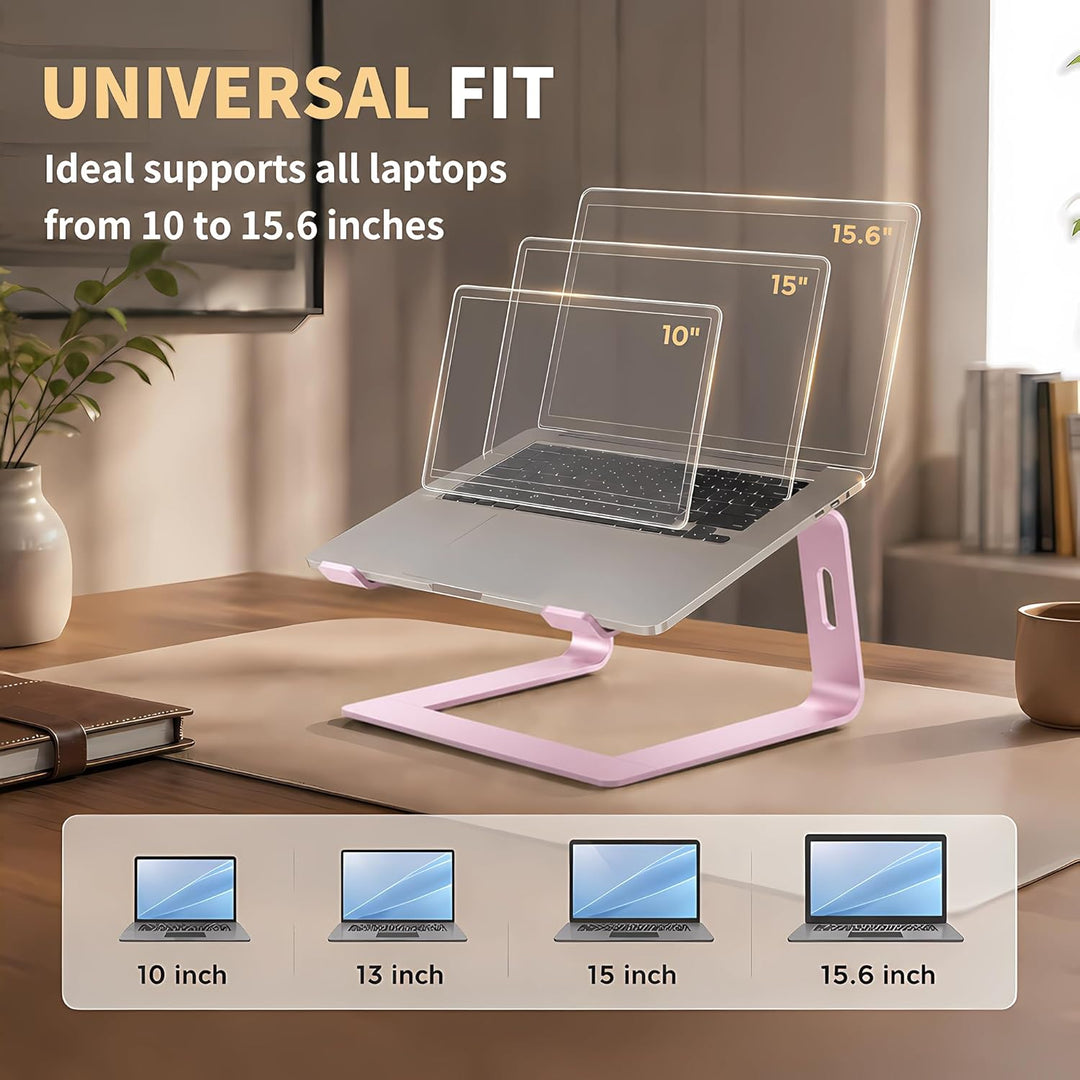 Orionstar Laptop Ständer, Ergonomischer Laptop Stand für Schreibtisch, Aluminium Laptop Halterung mi