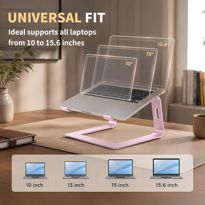 Orionstar Laptop Ständer, Ergonomischer Laptop Stand für Schreibtisch, Aluminium Laptop Halterung mi