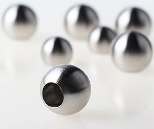 PRIOstahl® VOLLKUGEL 10 Edelstahlkugel V2A 20 mm Kugel mit Sackloch 14,2 mm ABSCHLUSSKUGEL Geländer