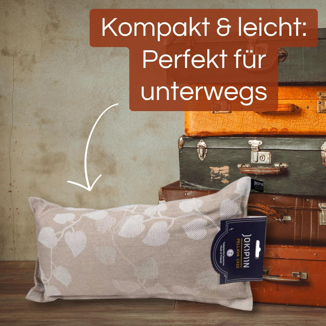 Jokipiin Premium Saunakissen 40 x 22 cm | 100% Made in Finland | ReisekissenLeinen Baumwolle