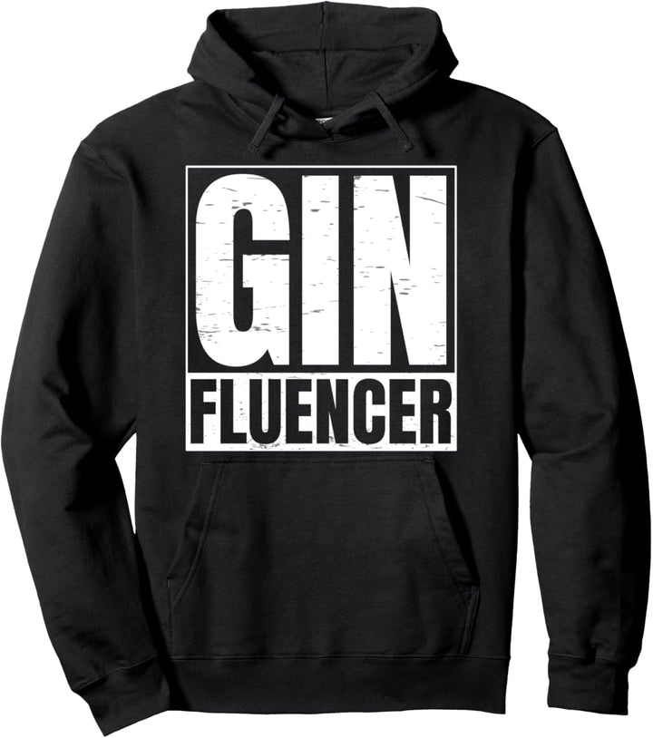 Cocktail Wacholder Gin Party Design für Ginfluencer Pullover Hoodie