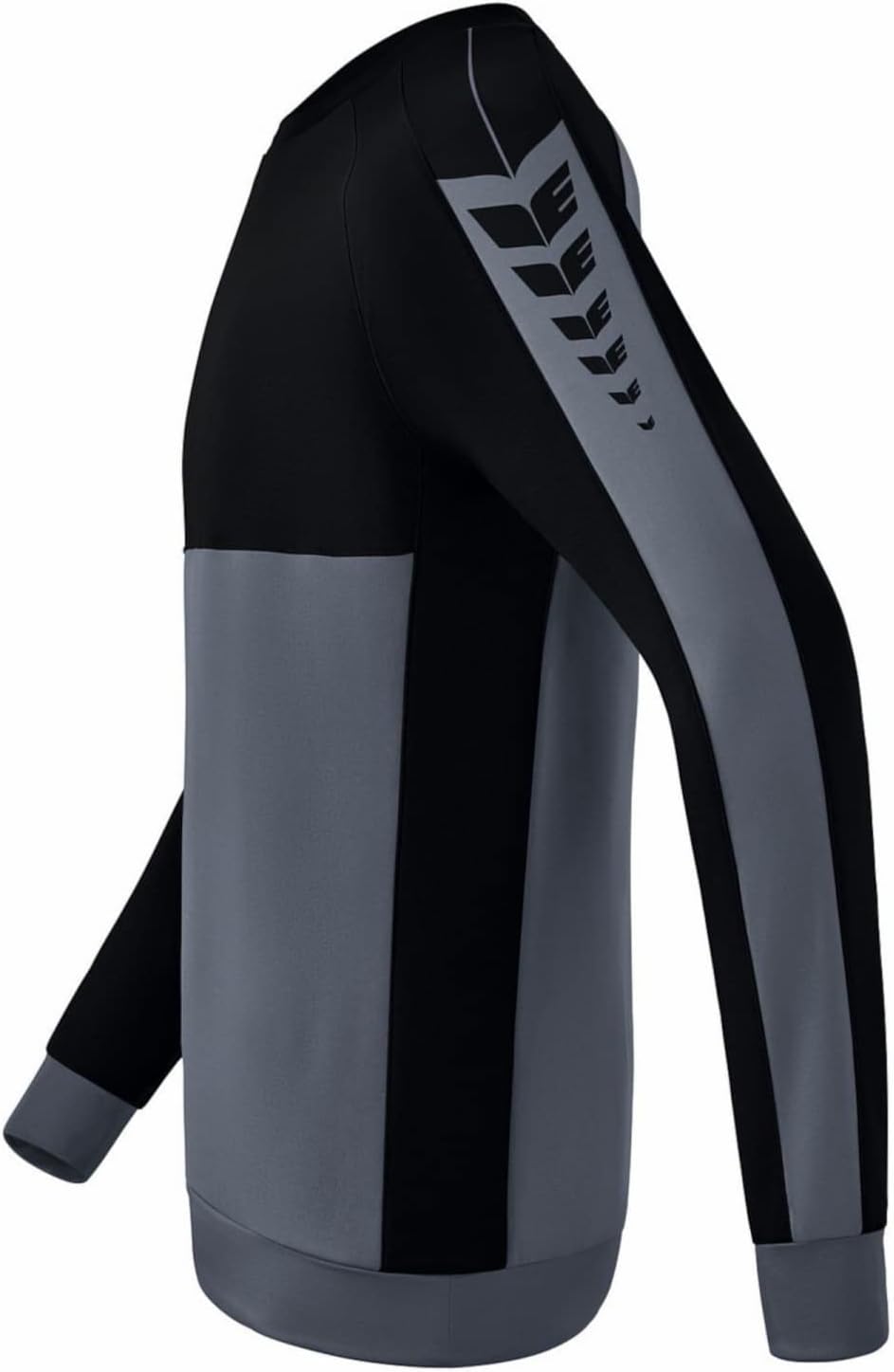 Erima Unisex Casual Six Wings Sweatshirt XXL Slate Grey/Schwarz, XXL Slate Grey/Schwarz