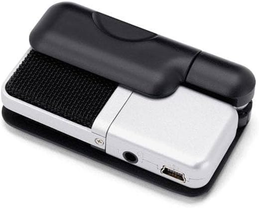 Samson Go Mic Clip-On USB Mikrofon f1/4r Laptop Computer silber