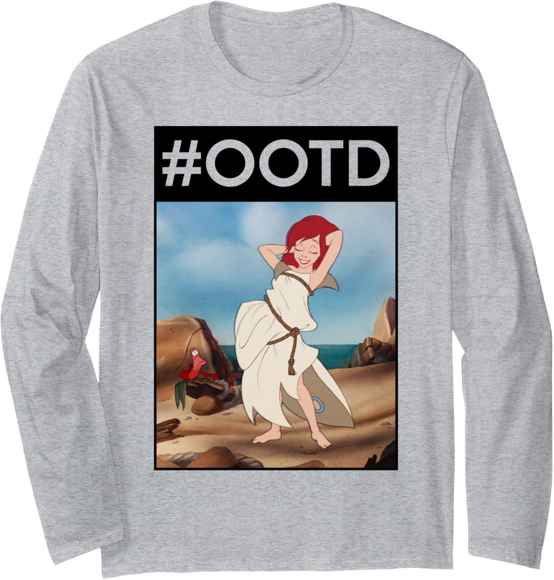 Disney The Little Mermaid Ariel Outfit Of The Day Poster Langarmshirt