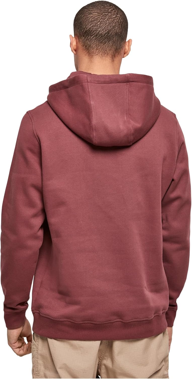 Build Your Brand Herren Kapuzenpullover Organic Hoody, klassischer Männer Hoodie aus Bio-Baumwolle,