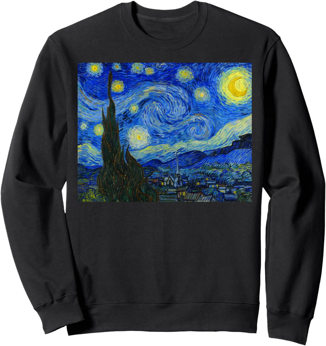 Van Gogh Die Sternennacht Malerei der modernen Kunst Sweatshirt