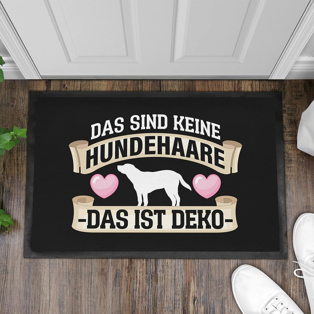 Trendation - Das Sind Keine Hundehaare Das Ist Deko Lustige Fussmatte Hund Spruch Geschenk 60x40 cm