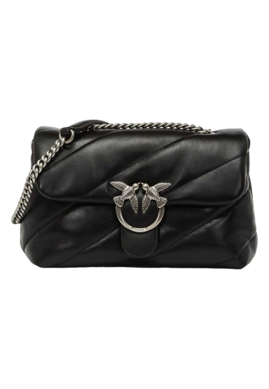 Pinko Love Classic Puff CL Sheep Nap Handtasche Z99o_nero-old Silver, Z99o_nero-old Silver