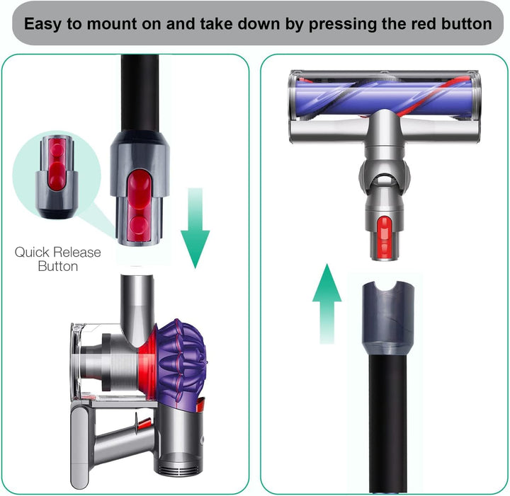 AiLomey Schnellspanner Verlängerungsrohr für Dyson V15 V11 V10 V8 V7 Stabstaubsauger, Ersatzteile Ve