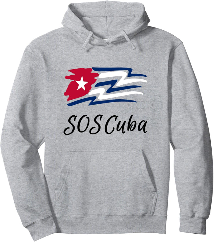 Patria Y Vida Cuban Flag Bandera Cubana Cuba Libre Pullover Hoodie