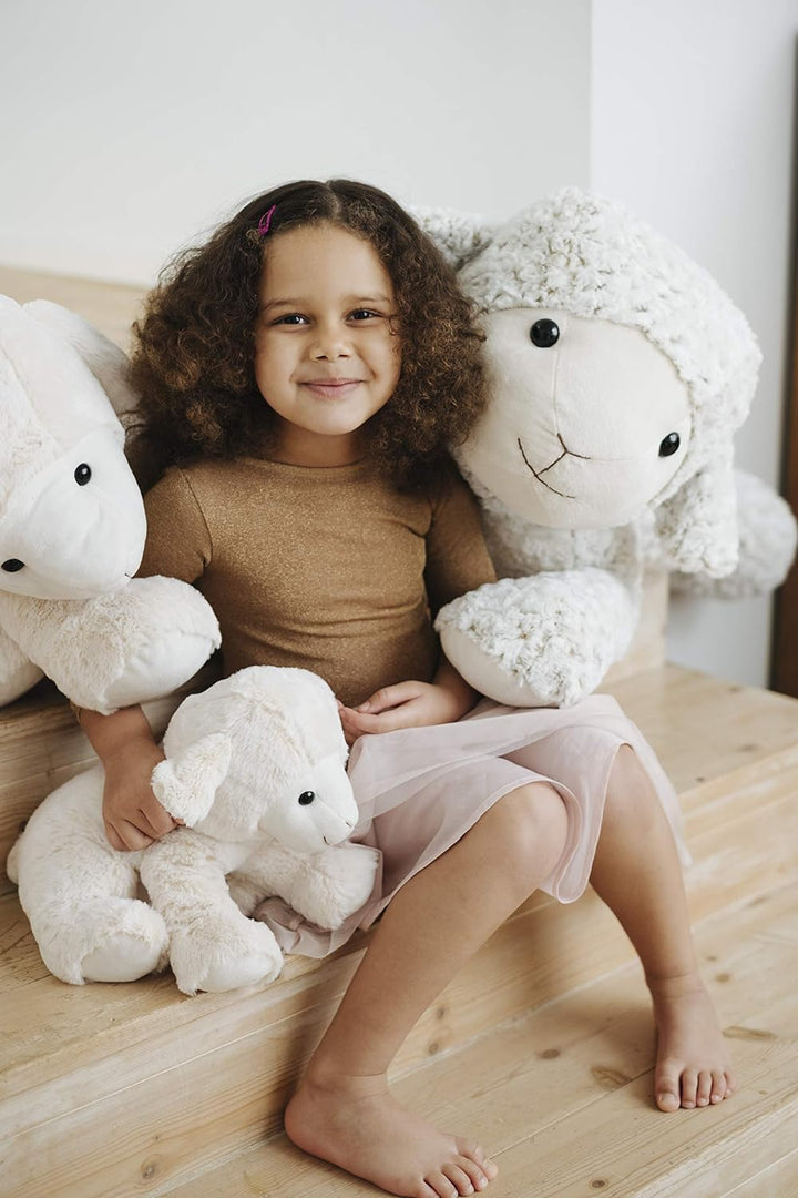 Mollis Molli Toys Lamm Shaun Kuscheltier - Plüschtiere entwickelt in Schweden (50 cm), 50 cm