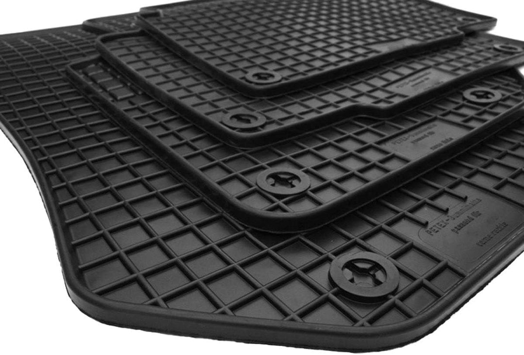 Gummimatten Kompatibel mit 3er (E36) Limousine Touring Baujahr 1991-1998 + Coupe Compact 1991-2001 P