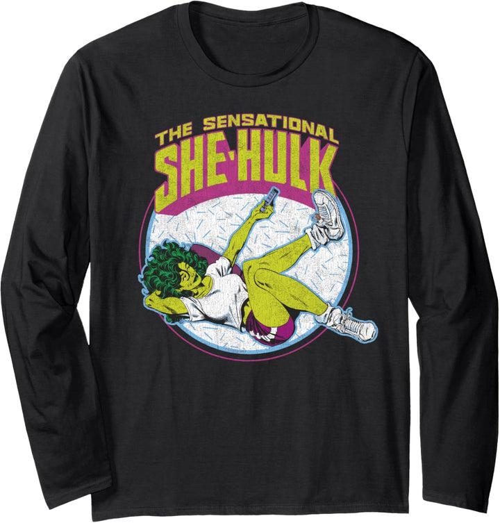 Marvel The Sensational She-Hulk Vintage Langarmshirt