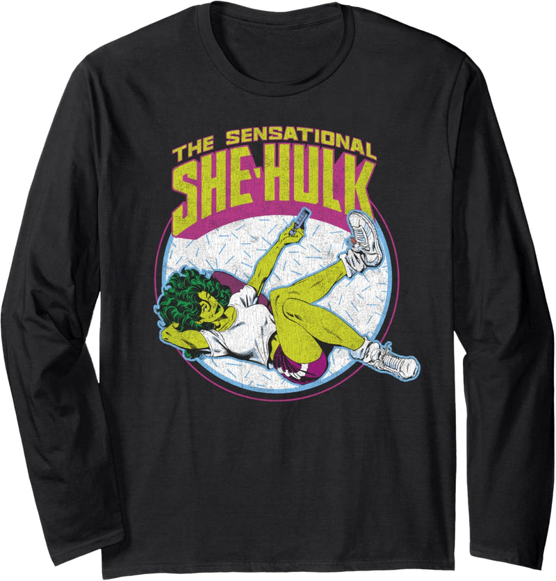 Marvel The Sensational She-Hulk Portrait Langarmshirt