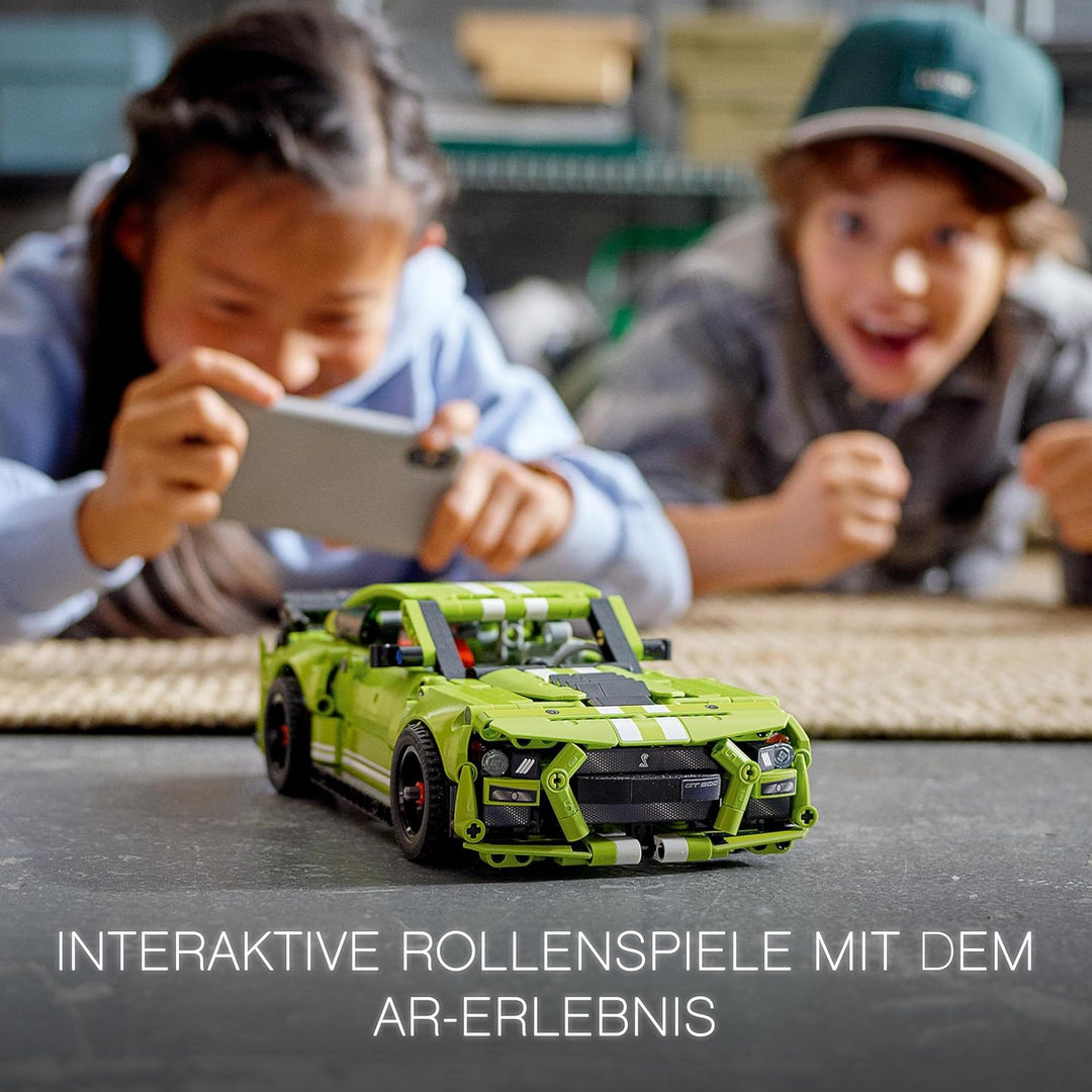 LEGO 42138 Technic Ford Mustang Shelby GT500, Modellauto-Bausatz, Spielzeugauto, Rennauto für Kinder