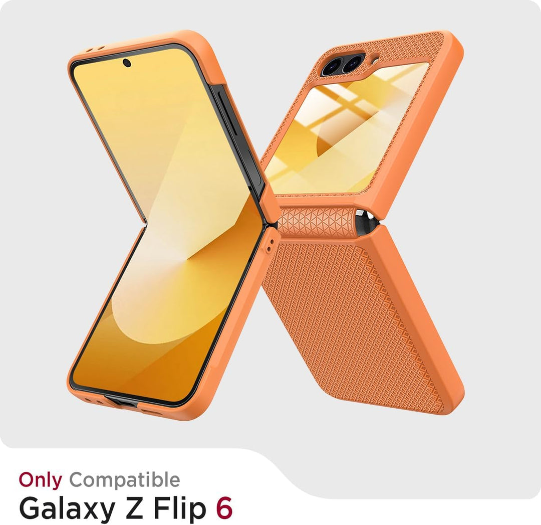 Miimall Hülle Kompatibel mit Samsung Galaxy Z Flip 6/7 FE Hülle mit Kameraschutz, [TPU Scharnierschu