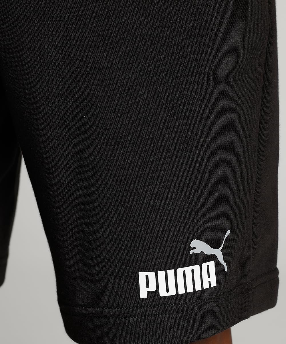 PUMA Herren Strick-Shorts ESS+ 2 Col Shorts 10" S Puma Schwarz-puma Weiss, S Puma Schwarz-puma Weiss