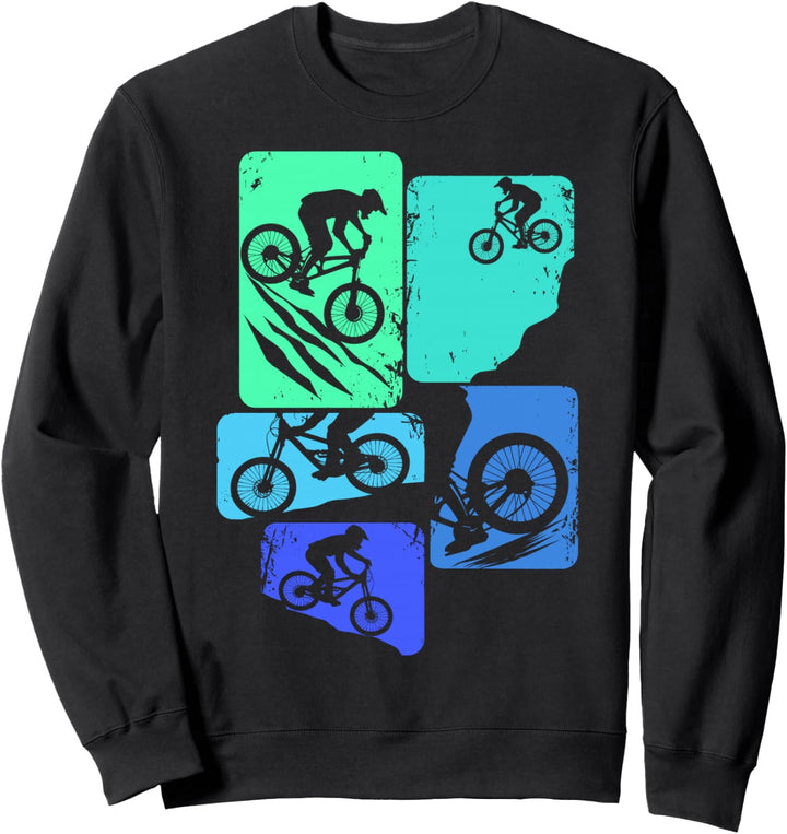 Mountainbike Downhill Biker MTB Jungen Kinder Sweatshirt