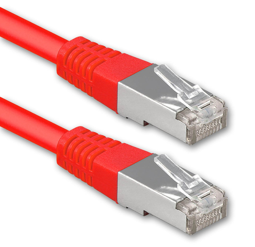 1aTTack.de 30m rot - 1 Stück Cat.6 Patchkabel Netzwerkkabel CAT6 S-FTP Gigabit Lan PIMF CAT 6 Kupfer