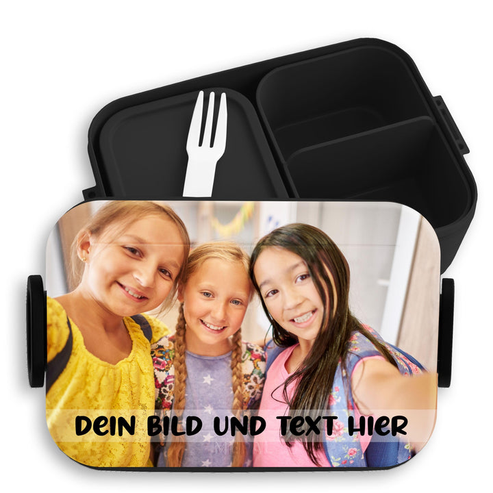 Kinder Bento Box Midi für Mepal Bentobox - Brotbox Dein Bild und Text I Custom Text und Foto Lunchbo