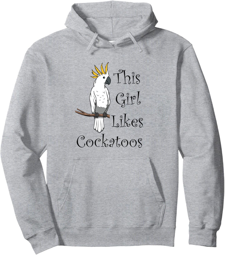 Niedlicher Kakadu Papagei Ironischer Vogel Nymphensittich Pullover Hoodie