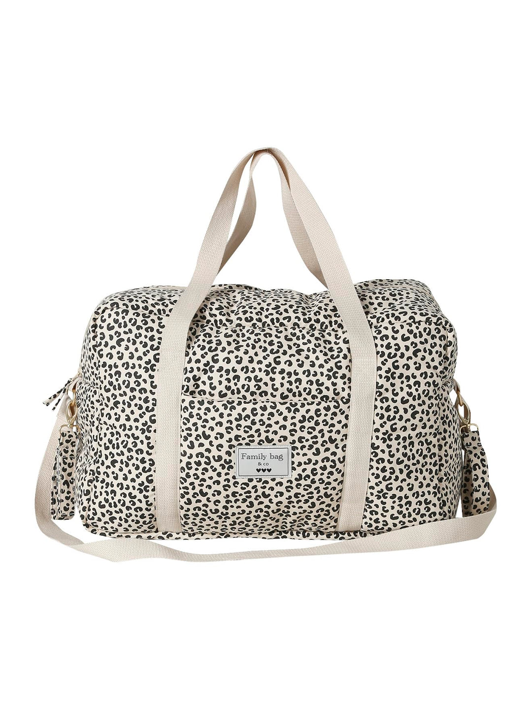 VERTBAUDET Wickeltasche mit Schultergurt und Taschen mit Matte, Beige bedruckt, Taille unique, Klass