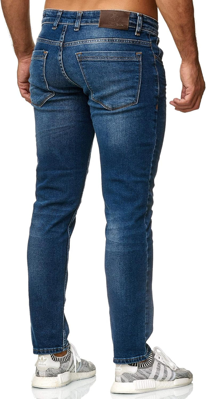 Tazzio Jeans Slim Fit Herren Jeanshose Stretch Designer Hose Denim 16533 29W / 30L Blau-1, 29W / 30L