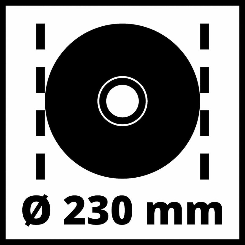 Einhell Winkelschleifer TE-AG 230/2000 (2050 W, Scheibe Ø 230 mm, Softstart, Schutzhaube, ohne Trenn