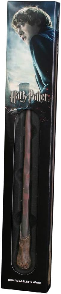 The Noble Collection - Ron Weasley Wand In A Standard Windowed Box - 14in (36cm) Wizarding World Wan