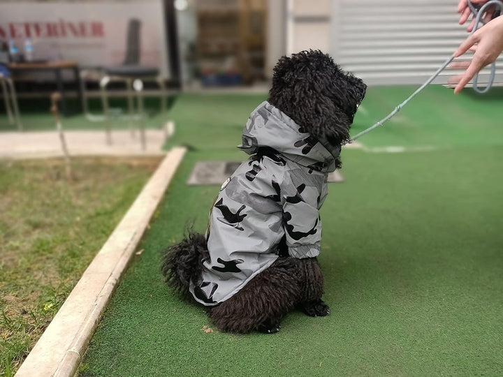 Hundejacke Wasserdichter Hundemantel Reflektierende Jacke für kaltes Wetter mit weichem Fleecefutter