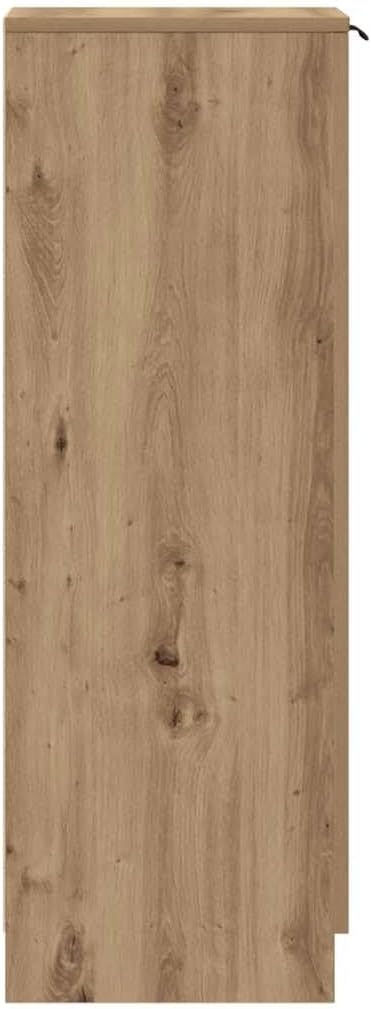 vidaXL Schuhschrank Artisan-Eiche 29,5x35x100,5 cm Holzwerkstoff, Schuhe Aufbewahrung, Schuhregal, S
