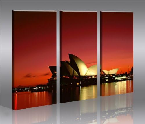 islandburner Bild Bilder auf Leinwand Sydney V2 Oper Australien XXL Poster Leinwandbild Wandbild Dek