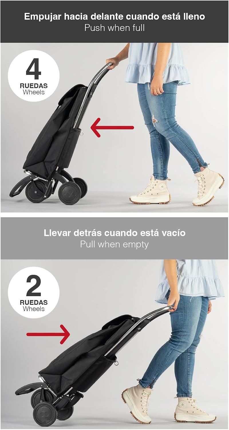 Einkaufstrolley Rolser Thermo Fresh MF 4 Räder - Marengo 4 Räder Marengo, 4 Räder Marengo