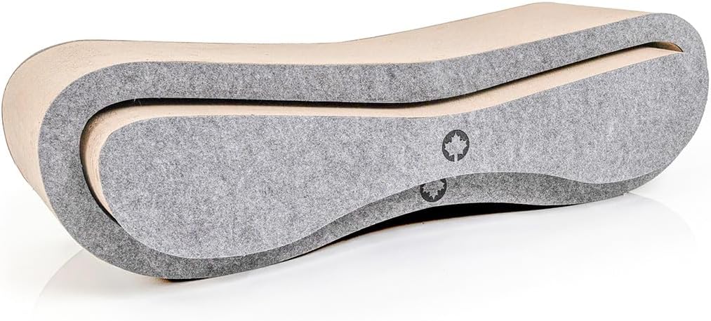 CanadianCat Company | Kratzbrett Set Orbit &amp; Satellite 2.0 mit Filz-Front - Kratzmöbel aus Wellpappe