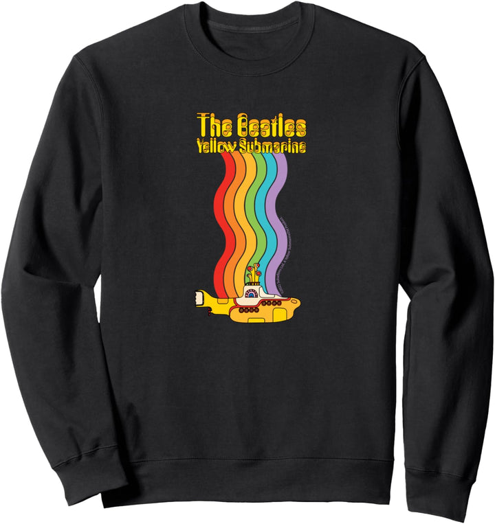 The Beatles - Gelber U-Boot-Regenbogen Sweatshirt