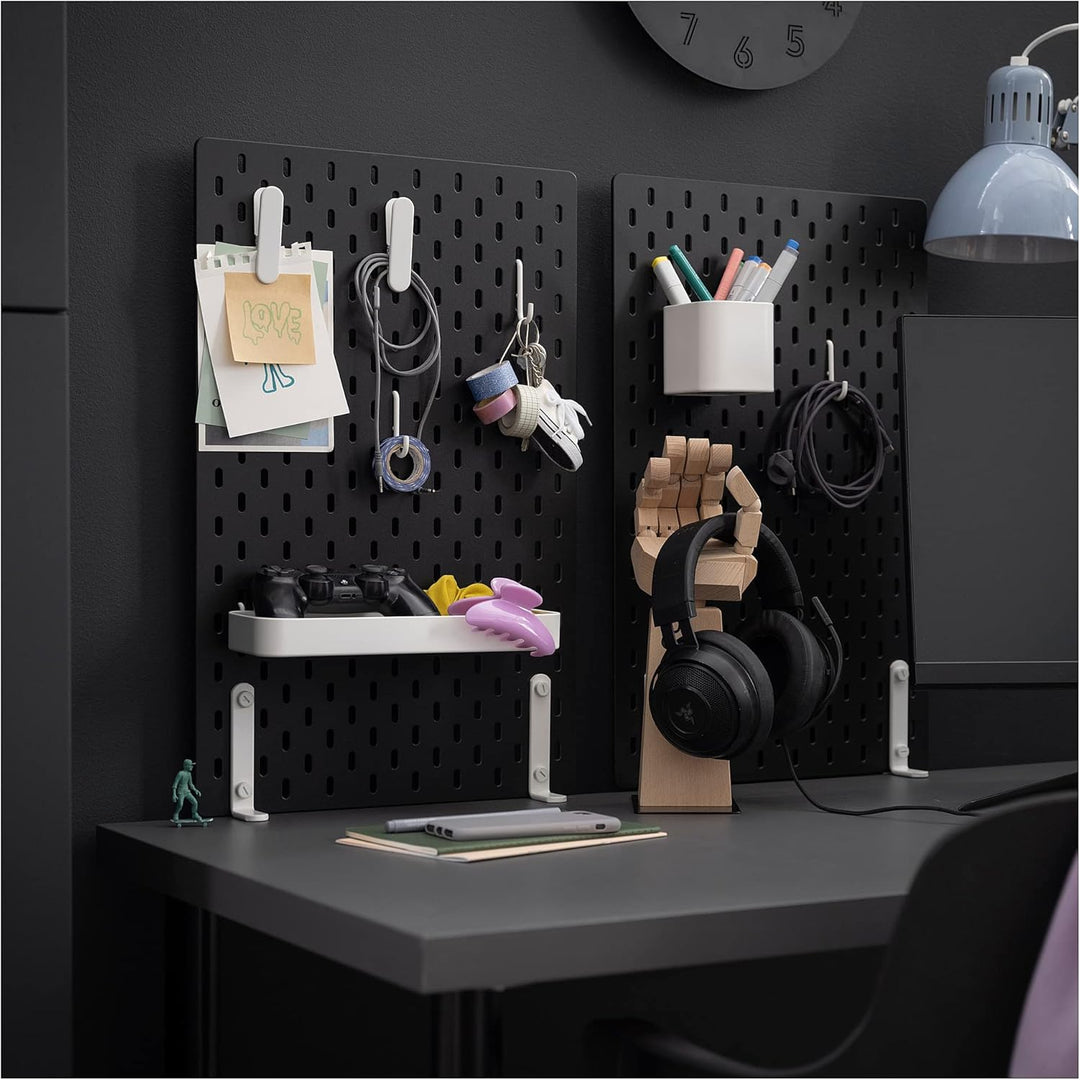IKEA SKÅDIS Stecktafel, 36 x 56 cm, Schwarz