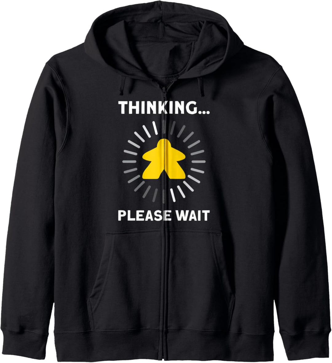 Thinking please wait Brettspieler Brettspiel Kapuzenjacke