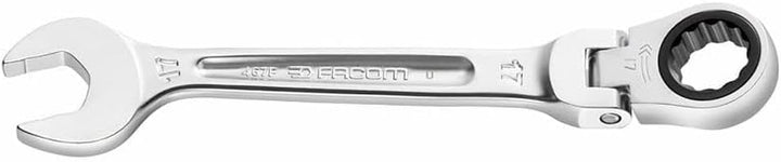 Facom Knarren-Ringmaulschluessel 19mm Gelenk 19 mm, 19 mm