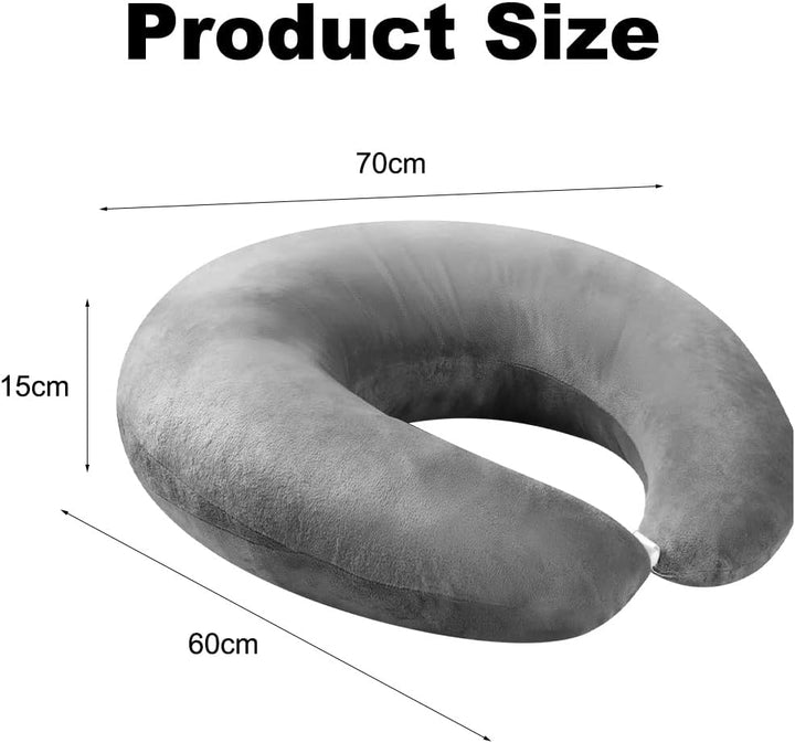 Ergonomisches Kissen, Multifunktion Armstütze, Waschbarer Bezug, U-förmige Beckenkissen, Armstützkis