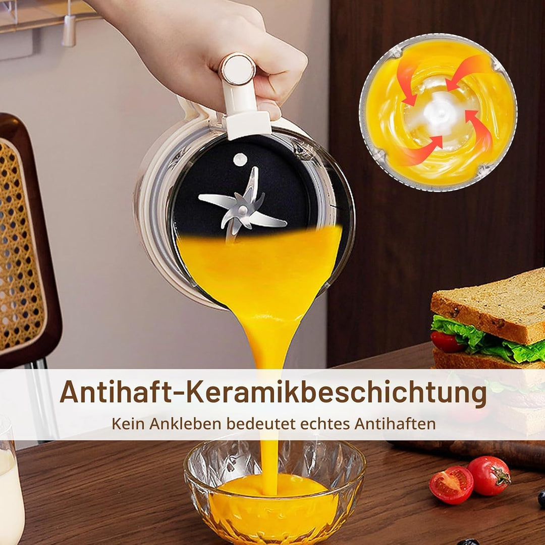Nussmilchmaschine, Wandbrechender Maschine 1500 ml Automatische Sojamilch Maschine Smoothie und Saft