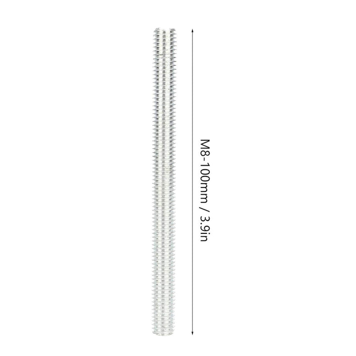 Jeanoko 10 Stück M8 Gewindestange M8 * 100 mm Aussengewindestange aus Aluminiumlegierung für die Hol