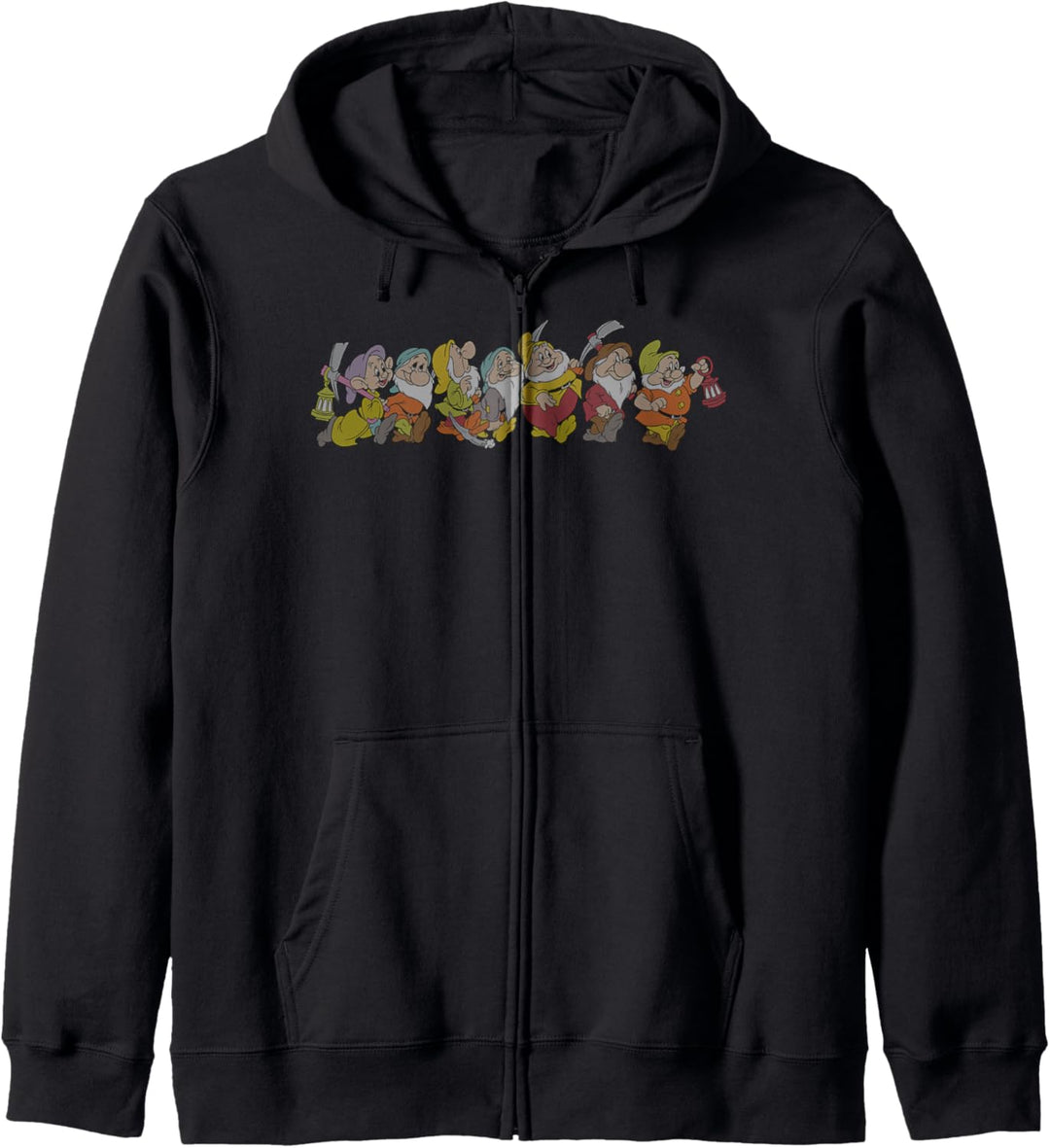 Disney Snow White And The Seven Dwarfs Marching In Line Kapuzenjacke