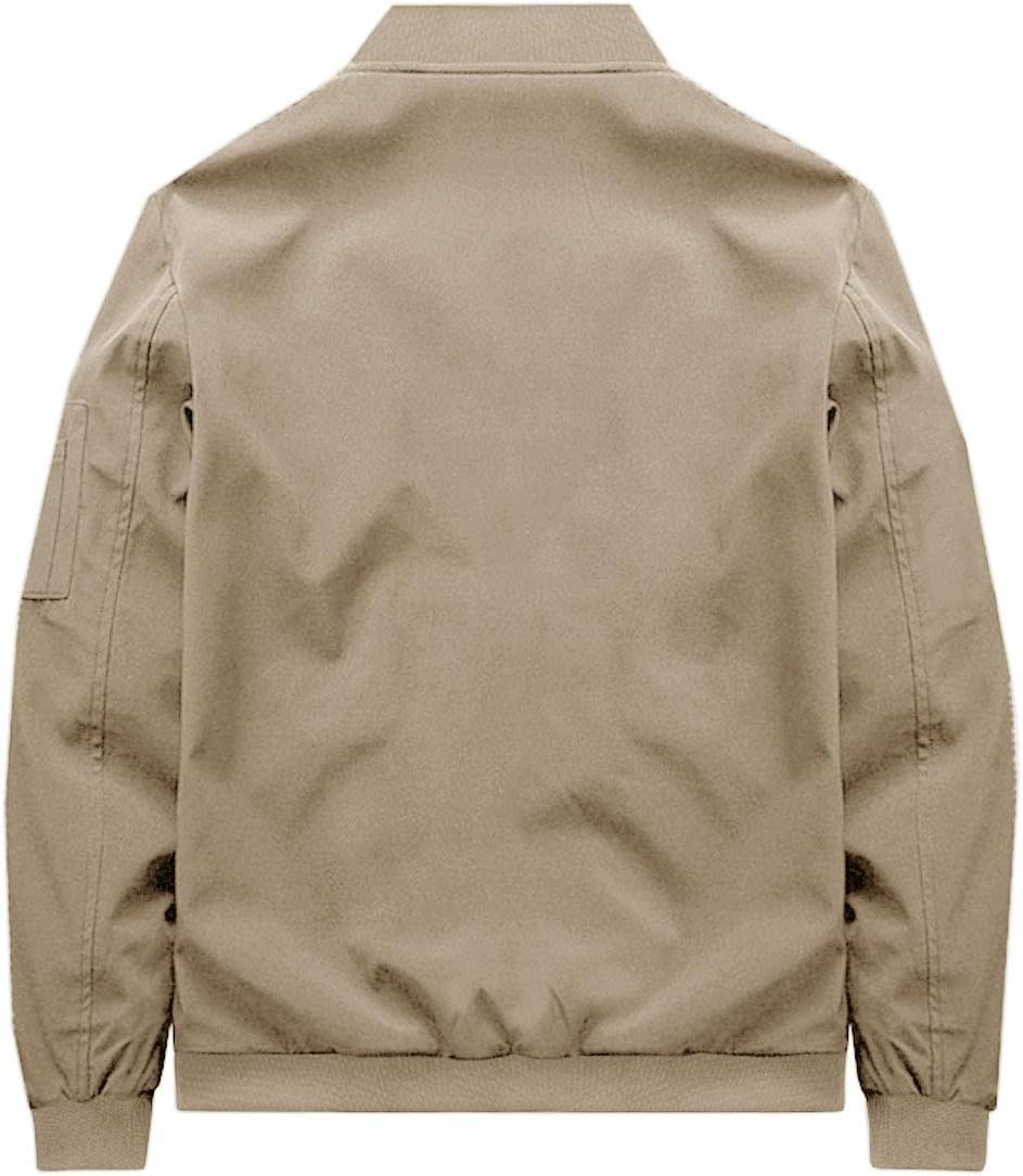 MAGCOMSEN Blouson Herren Jacke Leichte Bomberjacke Winddichte Übergangsjacke Freizeit Fliegerjacke m