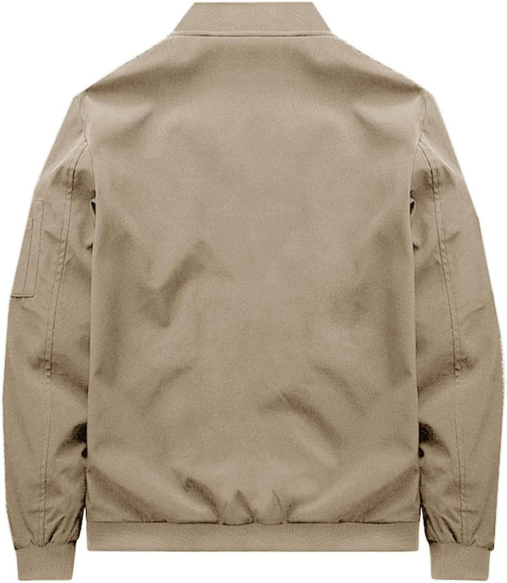 MAGCOMSEN Blouson Herren Jacke Leichte Bomberjacke Winddichte Übergangsjacke Freizeit Fliegerjacke m