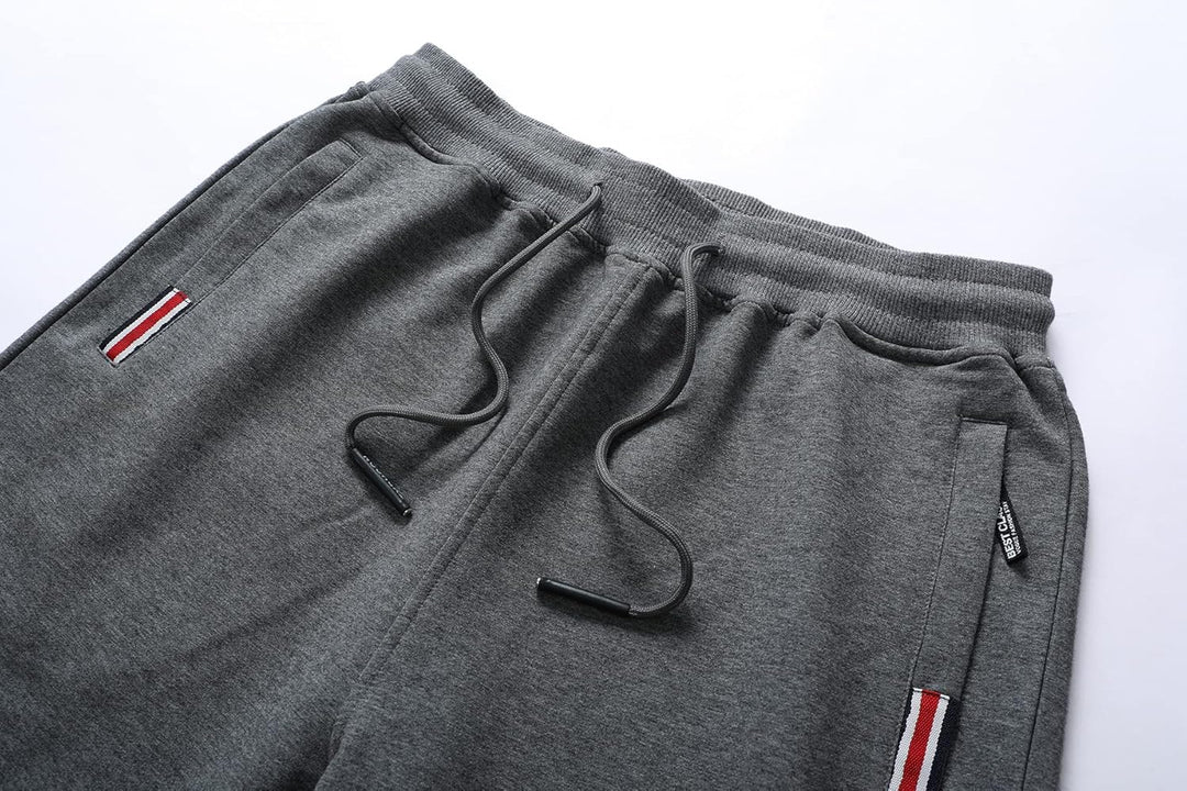 Tansozer Sport Shorts Herren Kurze Hose Baumwolle Mit Reissverschluss S Grau 01, S Grau 01