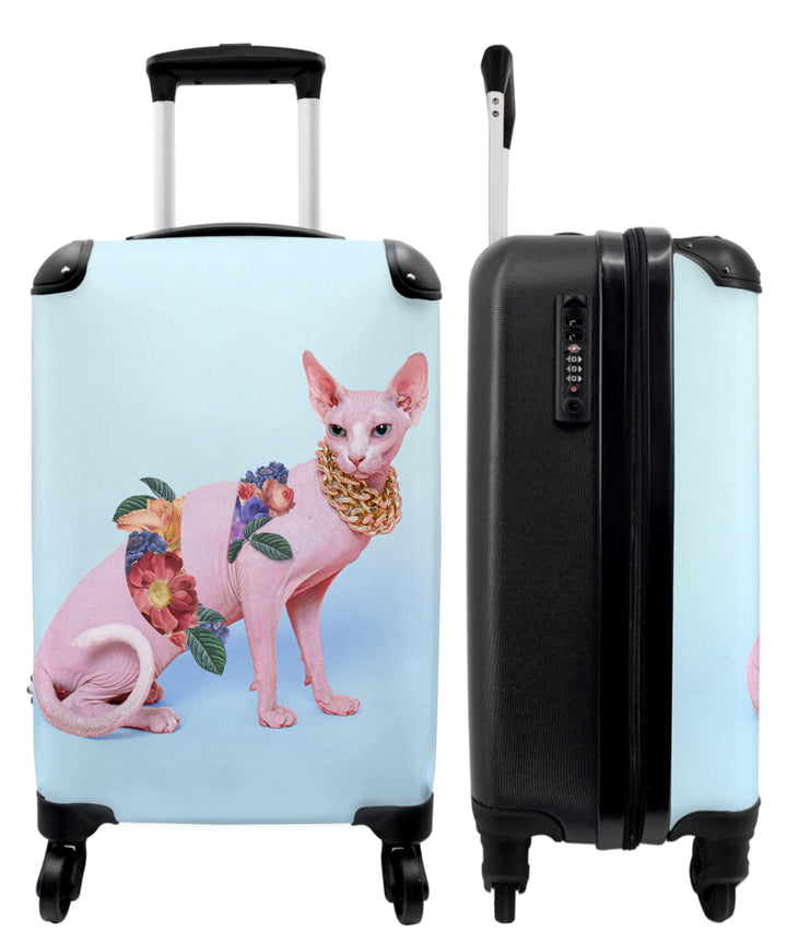 NoBoringSuitcases.com® Koffer Handgepäck - Kinderkoffer Mädchen, Reisekoffer Kinder, Leichtgewicht,