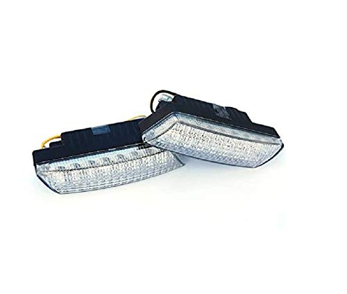 BLUETECH Ultra kleine universale LED Tagfahrleuchten/Tagfahrlichter mit 16 SMD LEDs R87 Modul E-Prüf