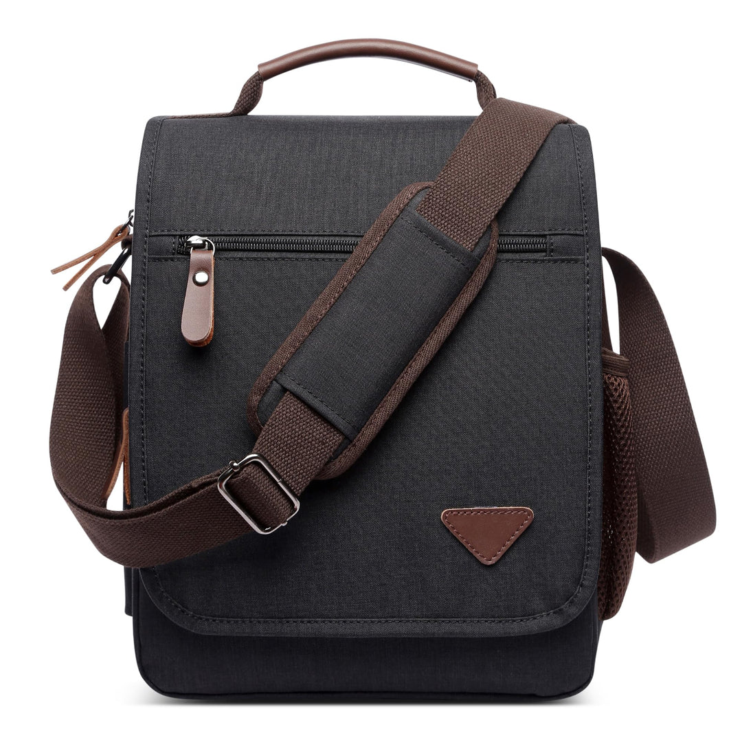 Mode Umhängetasche Herren Schultertasche Elegante Schultertaschen für 12.9 Zoll Laptop Kuriertasche