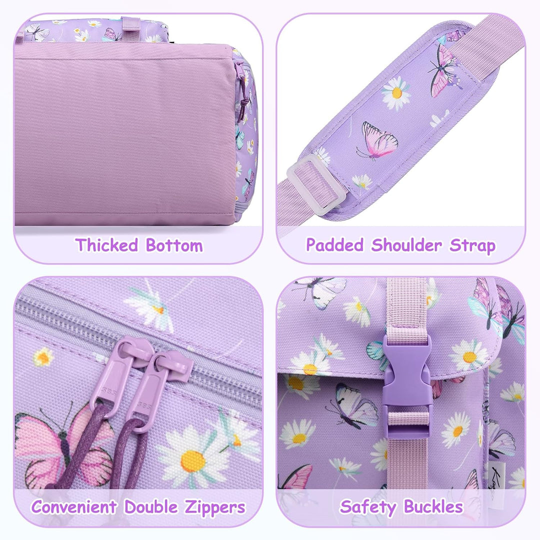 Kinder Reisetasche, Kasgo Duffle Bag für Kinder Jungen Mädchen Wasserabweisend Duffel Sport Carry On