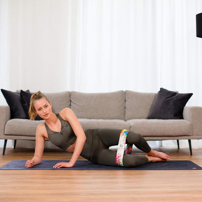 Hip Bands Resistance Bands Fitnessbänder Booty Band aus Stoff 3 Stärken für Beintraining Po-Training